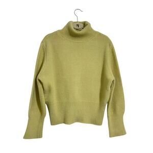 Lemui Korea Soft Wool Turtleneck Sweater Size S Light Green  Relaxed Fit
